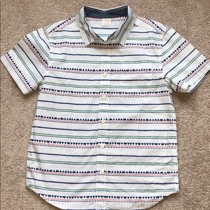 EUC Gymboree short sleeve button up shirt size 7/8